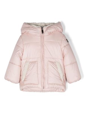 Il Gufo doudoune doublée à capuche - Rose
