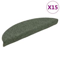 VidaXL Trapmatten zelfklevend 15 st 56x17x3 cm naaldvilt groen