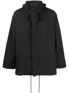 Auralee veste imperméable à capuche - Noir