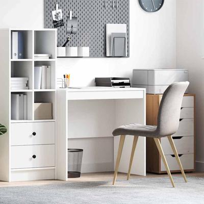 Bureau Wit 80 x 50 x 76 cm Bewerkt hout