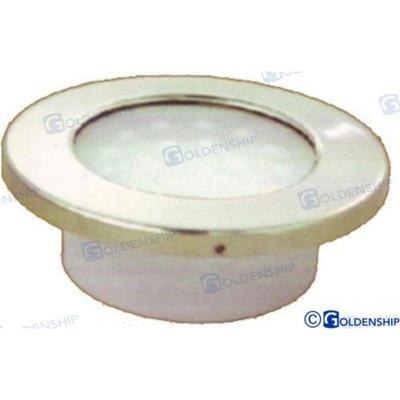 Luz exterior GS10411 - LUZ INTERIOR/EXTERIOR REDONDA INOX 3"" LE