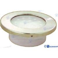Luz exterior GS10411 - LUZ INTERIOR/EXTERIOR REDONDA INOX 3"" LE