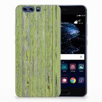 Huawei P10 Plus Bumper Hoesje Green Wood