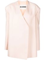 Jil Sander blazer à design cache-cœur - Rose