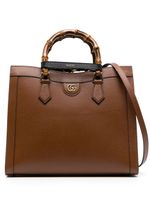 Gucci sac cabas Diana médium - Marron - thumbnail