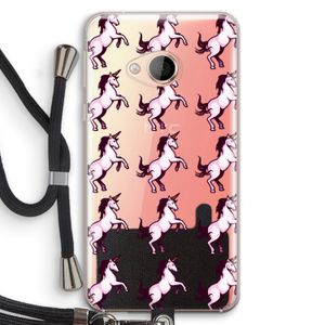 Musketon Unicorn: HTC U Play Transparant Hoesje met koord