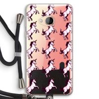 Musketon Unicorn: HTC U Play Transparant Hoesje met koord