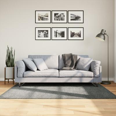 VidaXL Vloerkleed pamplona shaggy hoogpolig modern 120x170 cm groen