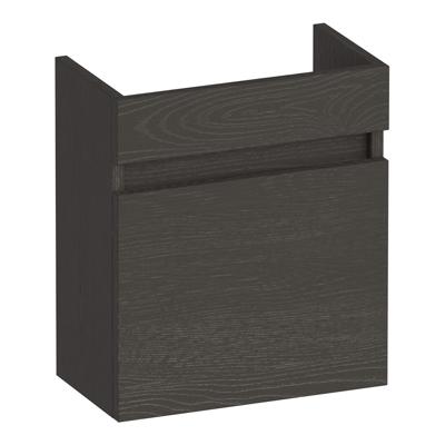 Brauer Joy Fonteinkast - 40 cm - 1 Deur - Greeploos - Linksdraaiend - Timber Anthracite