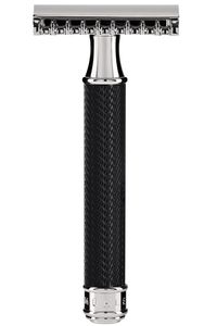 Muhle R41 BLACK double edge safety razor met tandkam