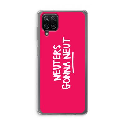 Neuters (roze): Samsung Galaxy A12 Transparant Hoesje