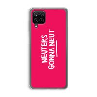 Neuters (roze): Samsung Galaxy A12 Transparant Hoesje