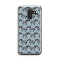 Zebra: Samsung Galaxy J8 (2018) Transparant Hoesje