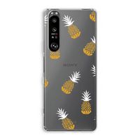 Ananasjes: Sony Xperia 1 III Transparant Hoesje