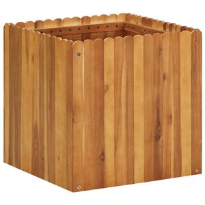 VidaXL Plantenbak verhoogd 50x50x50 cm massief acaciahout
