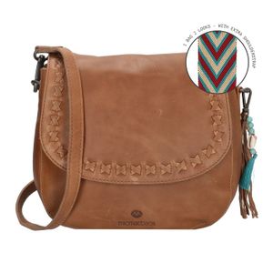 Micmacbags Friendship shoulder bag 18663-Brown