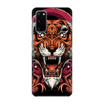 Tiger and Rattlesnakes: Volledig geprint Samsung Galaxy S20 Hoesje