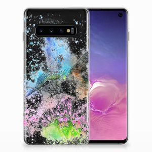 Hoesje maken Samsung Galaxy S10 Vogel