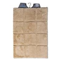 Badmat ruit taupe 60x90cm