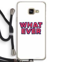 Whatever: Samsung Galaxy A3 (2016) Transparant Hoesje met koord