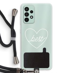 Best heart pastel: Samsung Galaxy A52s 5G Transparant Hoesje met koord