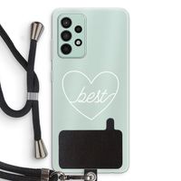 Best heart pastel: Samsung Galaxy A52s 5G Transparant Hoesje met koord
