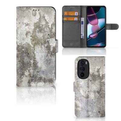 Motorola Edge 30 Pro | Bookcase | Beton Print