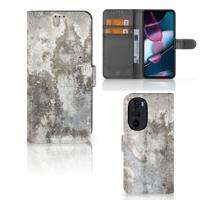 Motorola Edge 30 Pro | Bookcase | Beton Print