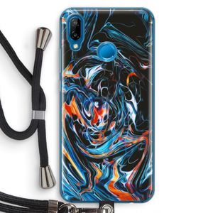Black Unicorn: Huawei P20 Lite Transparant Hoesje met koord