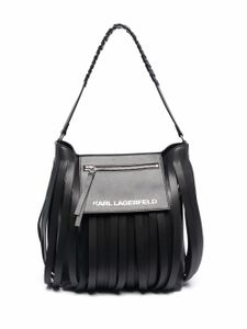 Karl Lagerfeld sac K/Fringe Hobo - Noir