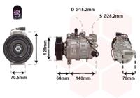 Van Wezel Airco compressor 0301K702 - thumbnail