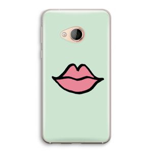 Kusje: HTC U Play Transparant Hoesje