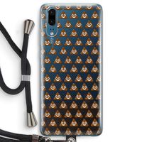 Poop emoji: Huawei P20 Transparant Hoesje met koord