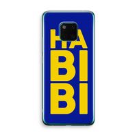 Habibi Blue: Huawei Mate 20 Pro Transparant Hoesje