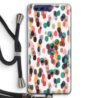Tropical Dots: Honor 9 Transparant Hoesje met koord