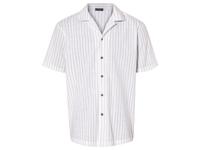 LIVERGY Heren hemd (XL (43/44), Wit gestreept)