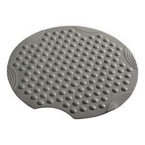 Ridder Tecnoplus antislip mat douche rond 55 cm grijs