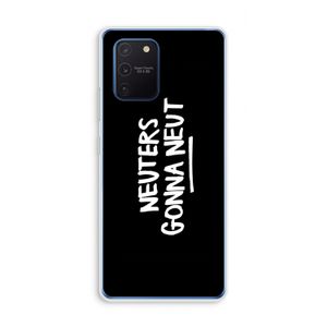 Neuters (zwart): Samsung Galaxy Note 10 Lite Transparant Hoesje