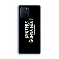 Neuters (zwart): Samsung Galaxy Note 10 Lite Transparant Hoesje