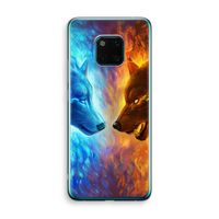 Fire & Ice: Huawei Mate 20 Pro Transparant Hoesje Fire & Ice: Huawei Mate 20 Pro Transparant Hoesje