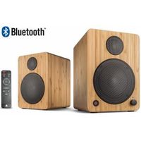 Wavemaster CUBE MINI NEO BAMBOO luidspreker 2-weg 36 W Bruin Draadloos 3.5mm/Bluetooth