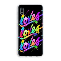 Loves: Samsung Galaxy A10 Transparant Hoesje