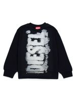 Diesel Kids sweat à logo imprimé - Noir