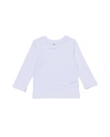 HEMA Kinder t-shirts - biologisch katoen - 2 stuks wit (wit)