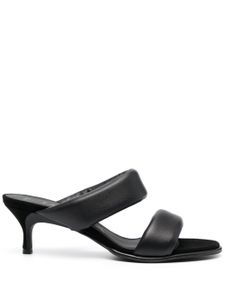 Furla mules en cuir à petit talon - Noir