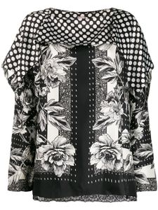 Antonio Marras blouse à fleurs - Noir