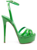 Le Silla sandales Lola 140 mm - Vert - thumbnail