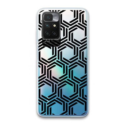 Geometrisch patroon: Xiaomi Redmi 10 Transparant Hoesje