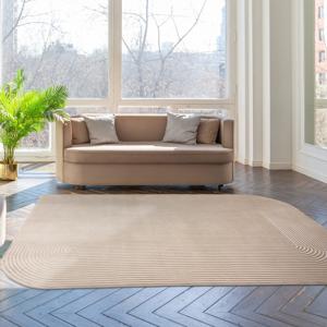 Easy Living - Vloerkleed Kuza Shape Gold/Cream -