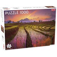 Puzzel Landscape: Fields in Indonesia Puzzel - thumbnail